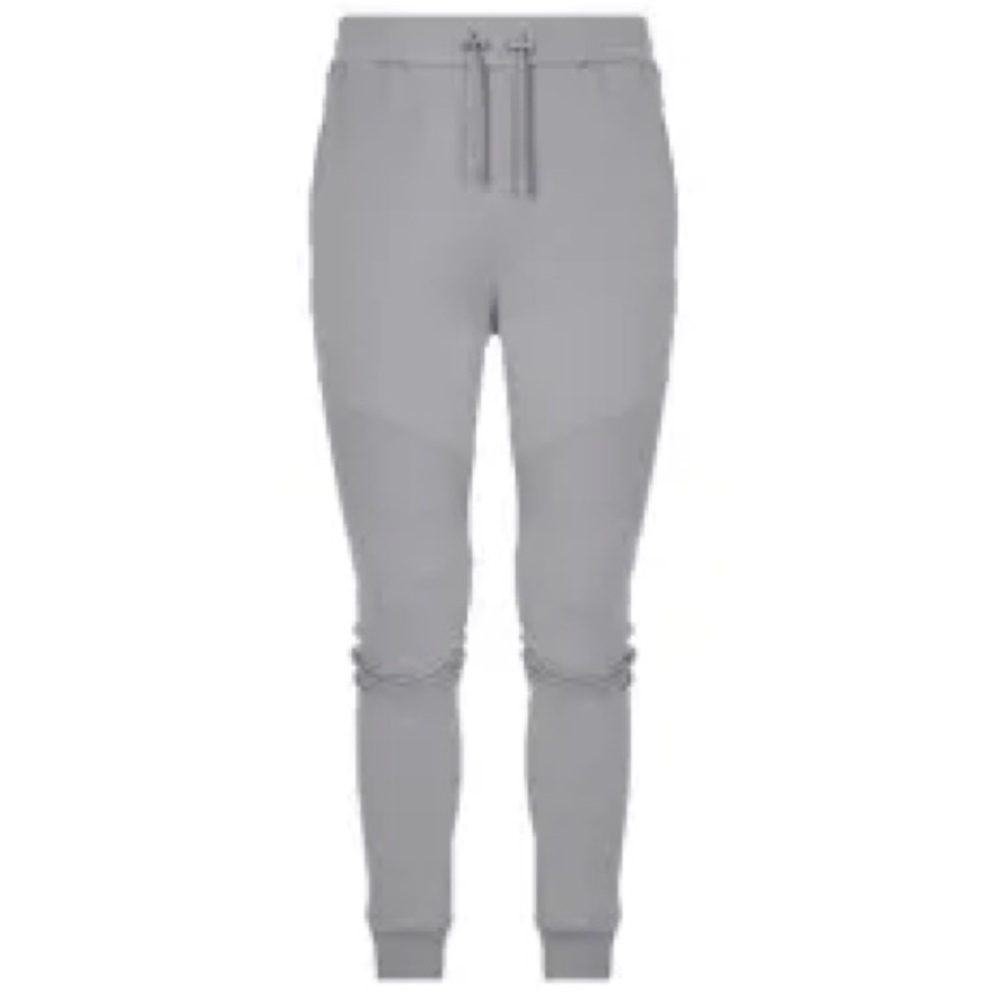 ✨NEW!✨ BALMAIN Gray Joggers With Topstitched Inserts in Size XS